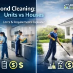 Bond Cleaning for Units vs. Houses in Brisbane: How Do Costs and Requirements Differ? Cleaning differences between units and houses