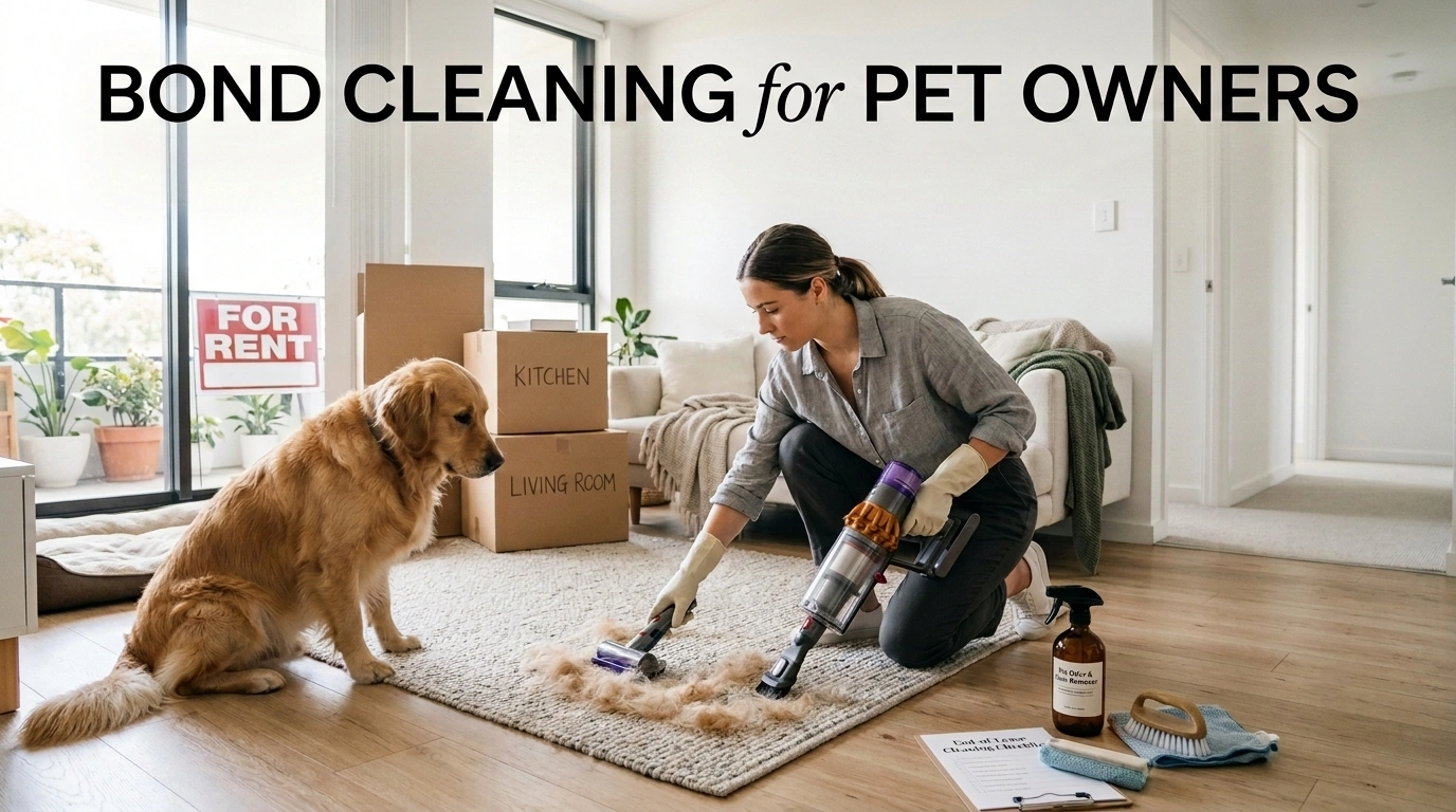 Bond Cleaning For Pet Owners: Removing Odour & Hair Before You Move Out