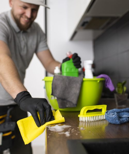 man-doing-professional-home-cleaning-service