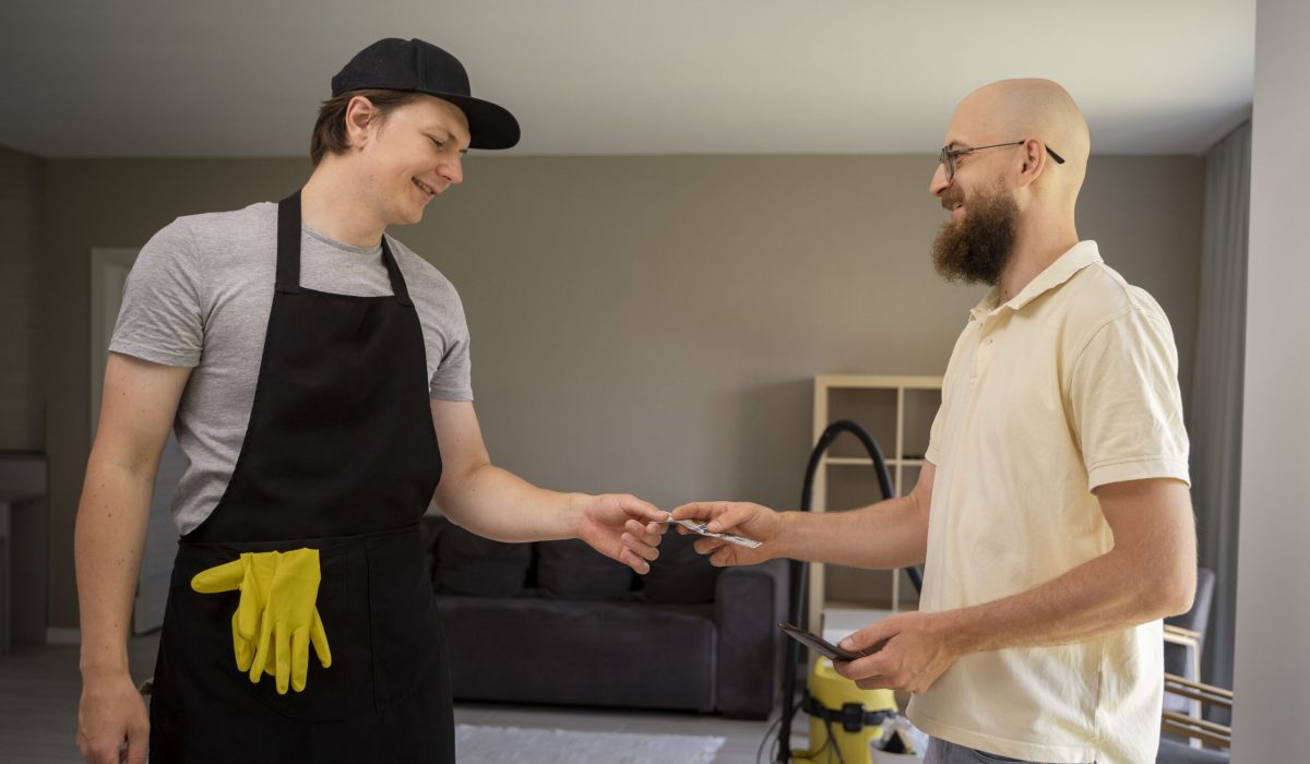 man-servant-getting-payed-by-owner (1)